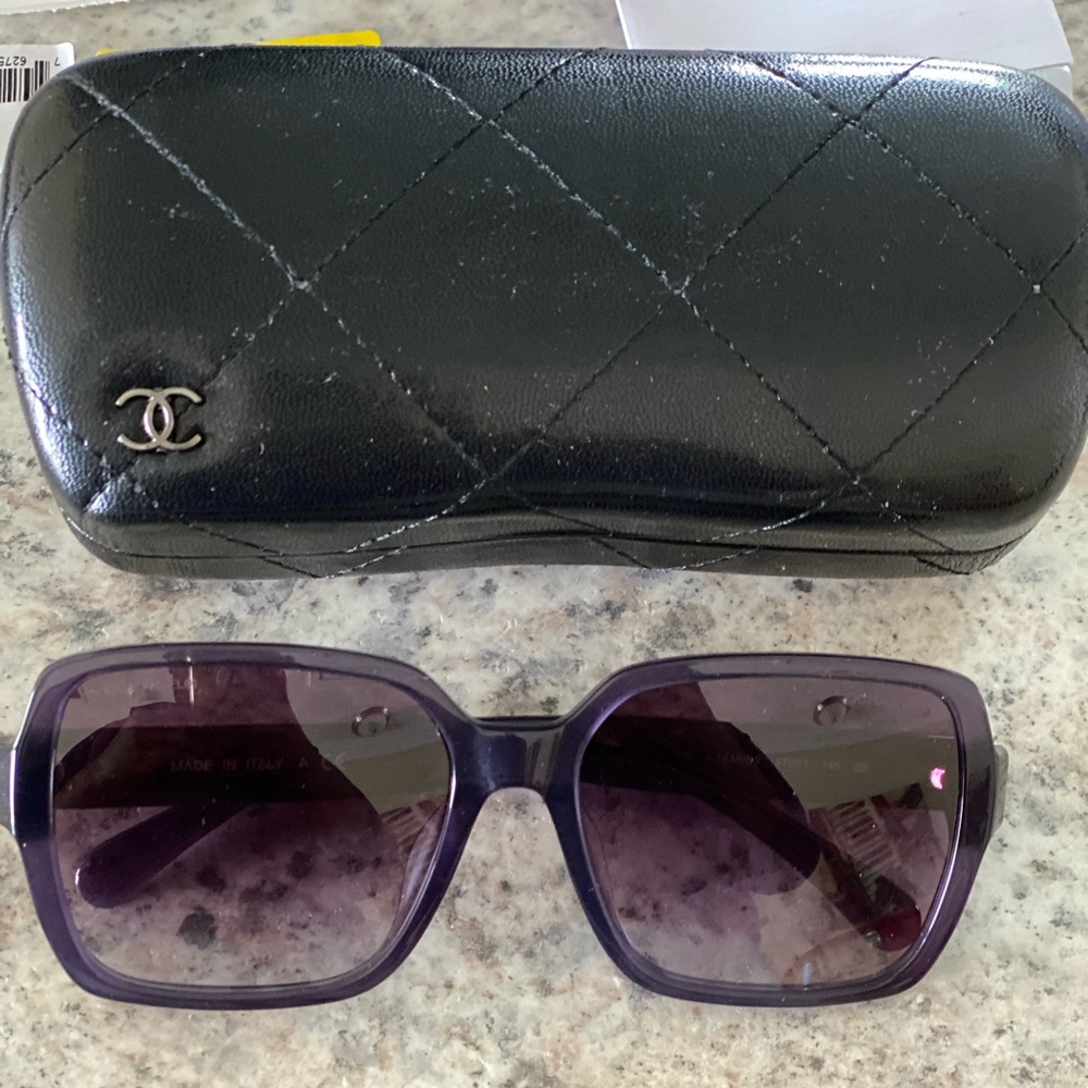 Chanel Square Purple Sunglasses CH5408 C.1618/S9